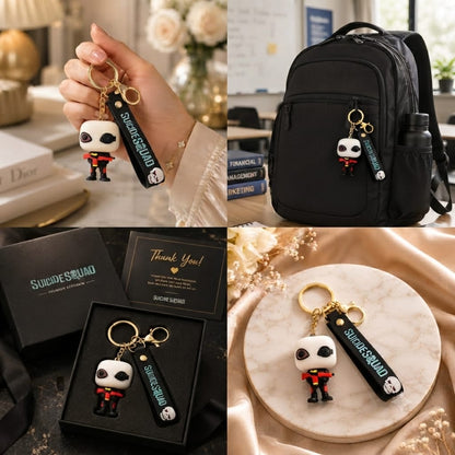 Task Force Inspired Silicone Character Keychain with Wrist Strap – Premium Collectible Bag Charm | Sajawat Bazar