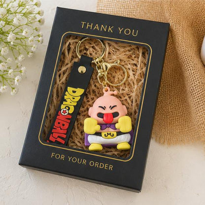 Majin Character Inspired Silicone Keychain with Wrist Strap – Premium Anime Bag Charm | Sajawat Bazar
