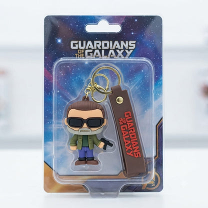 Galaxy Guardian Inspired Silicone Character Keychain with Wrist Strap – Premium Collectible Bag Charm | Sajawat Bazar