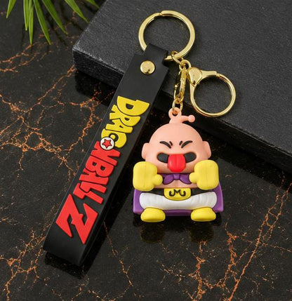 Majin Character Inspired Silicone Keychain with Wrist Strap – Premium Anime Bag Charm | Sajawat Bazar
