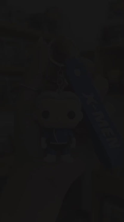 X-Men Inspired Silicone Character Keychain with Wrist Strap – Premium Bag Charm | Sajawat Bazar