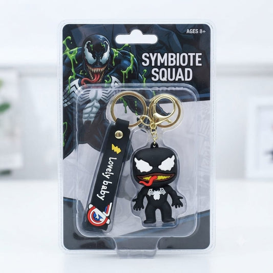 Symbiote Style Silicone Character Keychain | Premium Bag Charm | Sajawat Bazar Pakistan